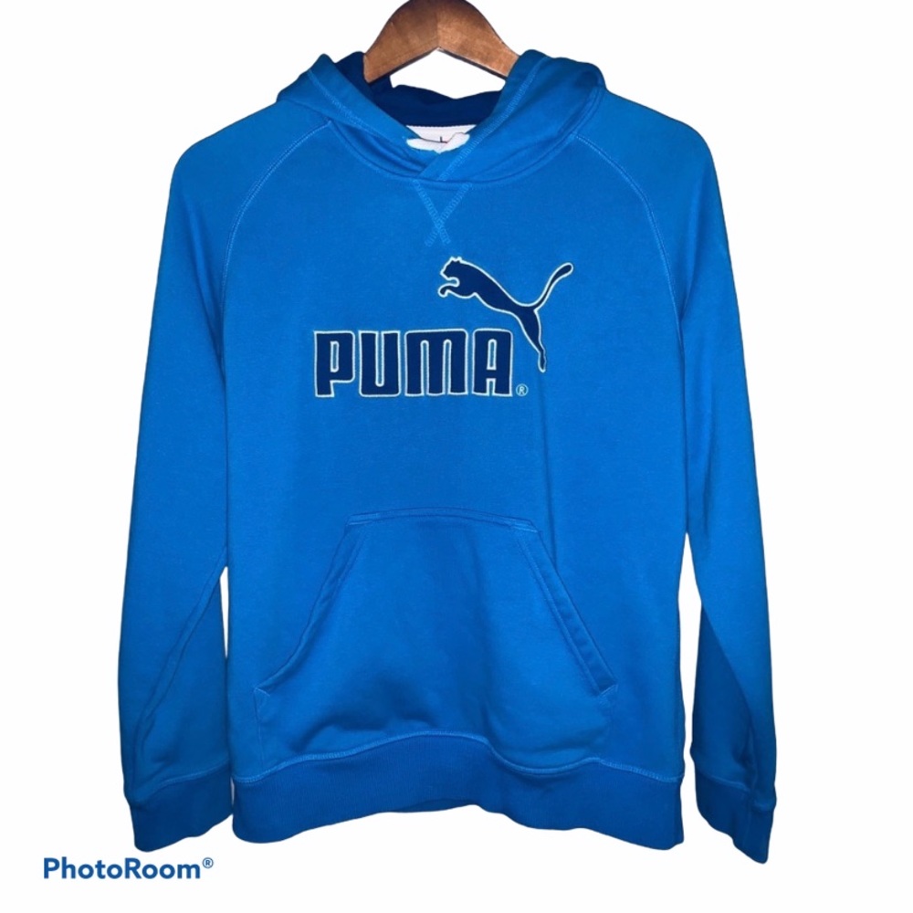 PUMA | blue hoodie size Medium